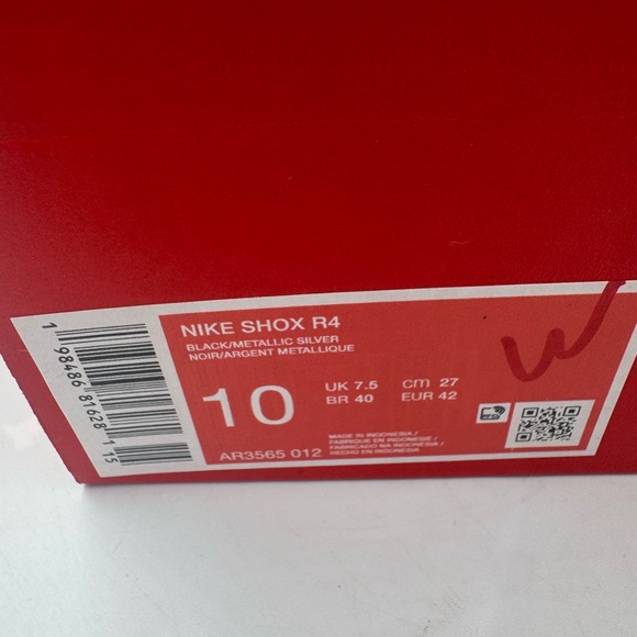 Nike Shox R4 Black Metallic Silver Pinksicle BRAND NEW Size 10 Women - Picture 8 of 8